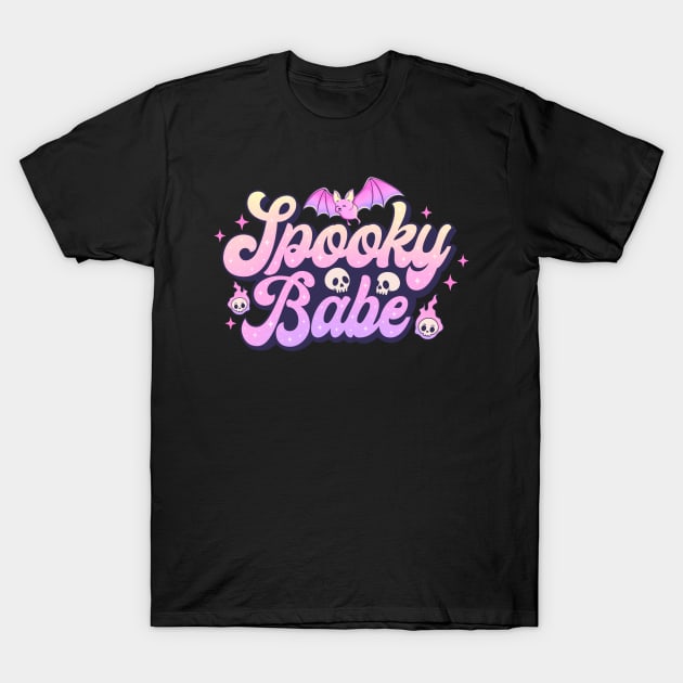 Hot goth spooky babe T-Shirt by Positively Petal Perfect 